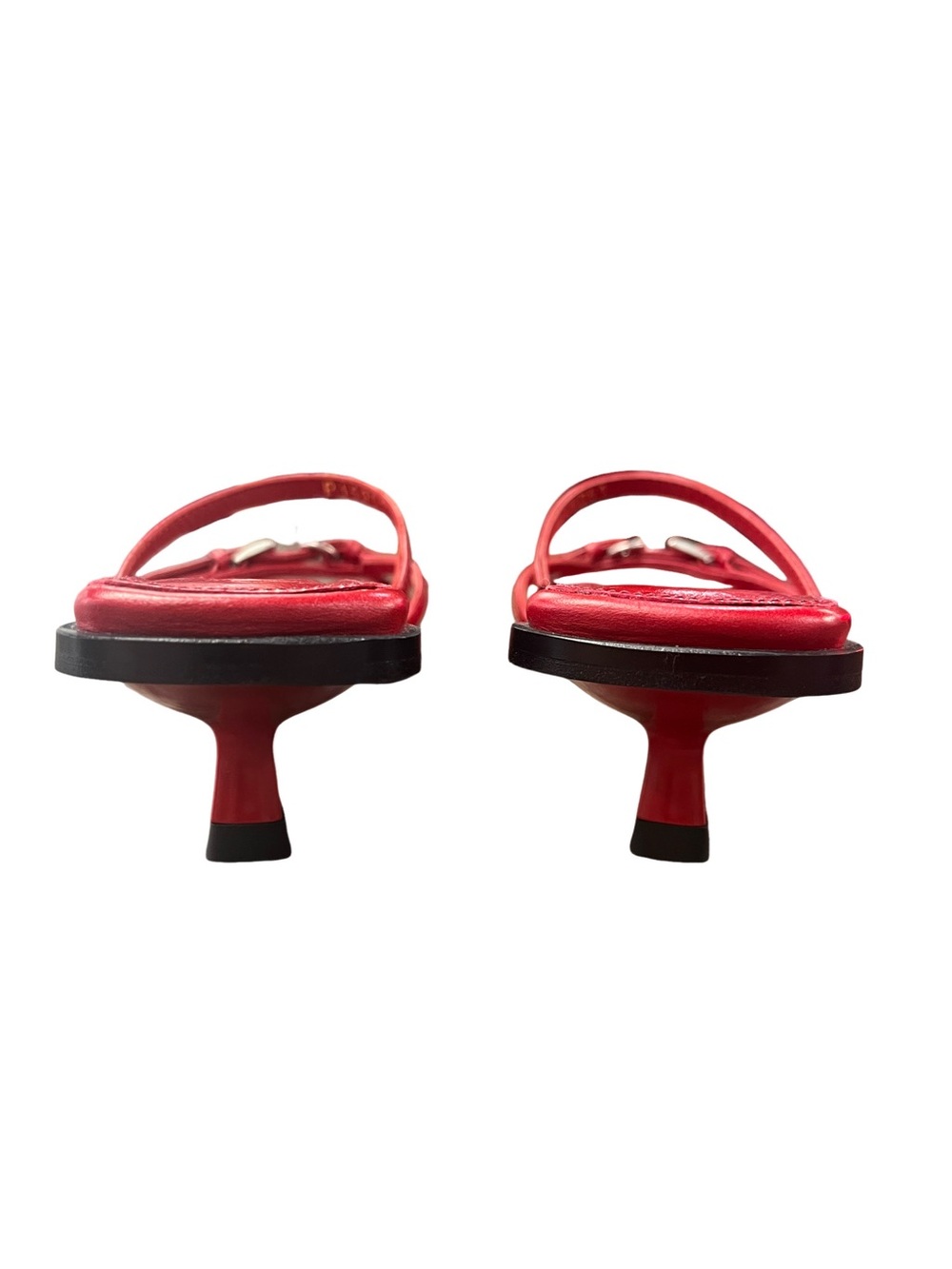 Alohas Liko Rift Red Leather Sandals - Picture 6 of 7